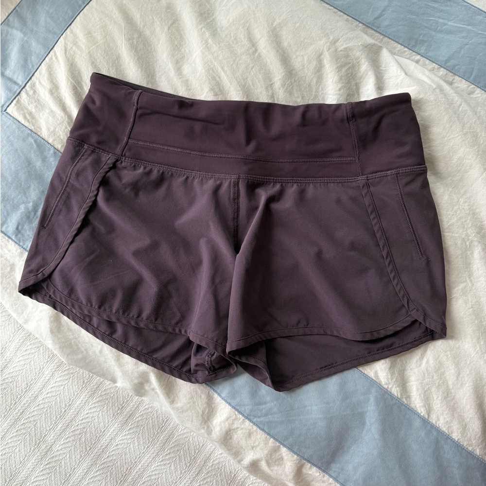 lululemon athletica Dark Purple Athletic Shorts